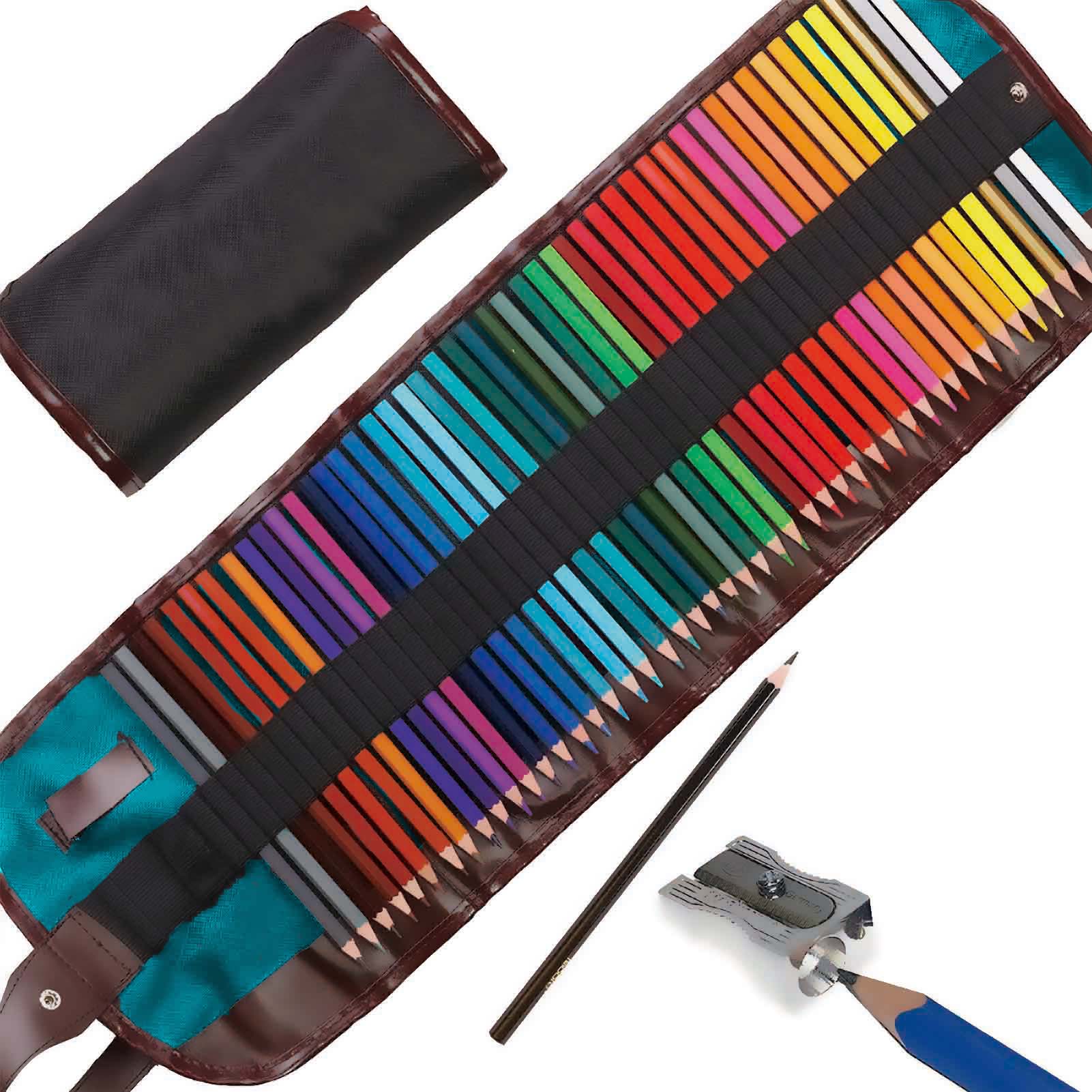 Suproot Artist Grade Colored Pencil with Case (51 Pieces)